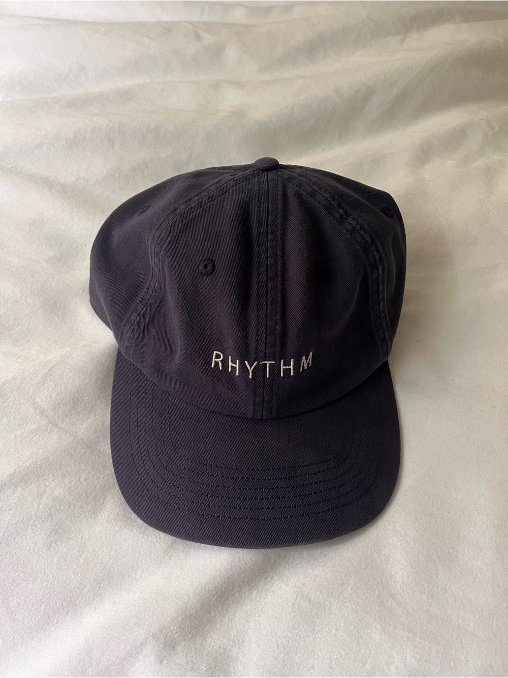 Rhythm navy blue cotton canvas baseball hat